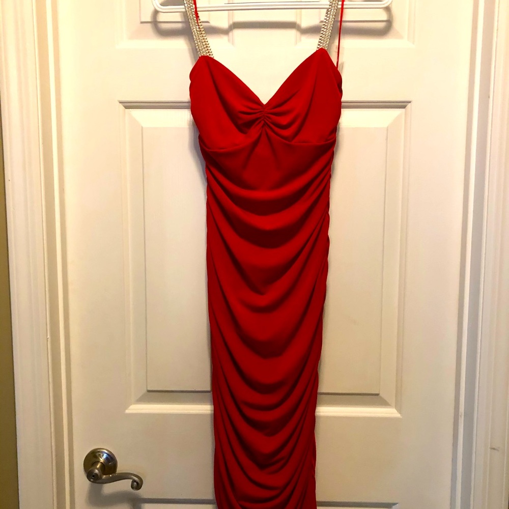 Sexy red dress
